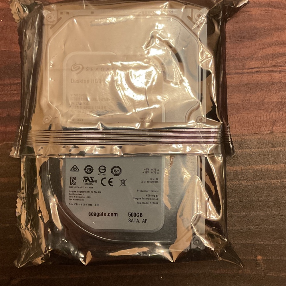 Seagate 500GB Silver Internal Hard Drive
